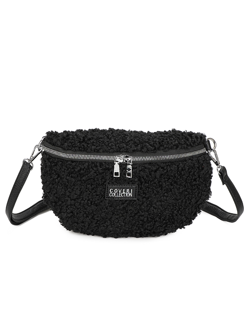 Чанта за кръст “BANANA“ черна