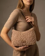 Damska Chanta Bukle Taupe Coveri